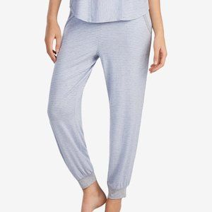 DKNY Contrast-Print Jogger Pajama Pants